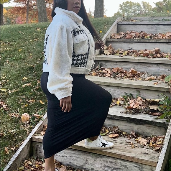 Sherpa houndstooth jacket - Picture 2 of 3